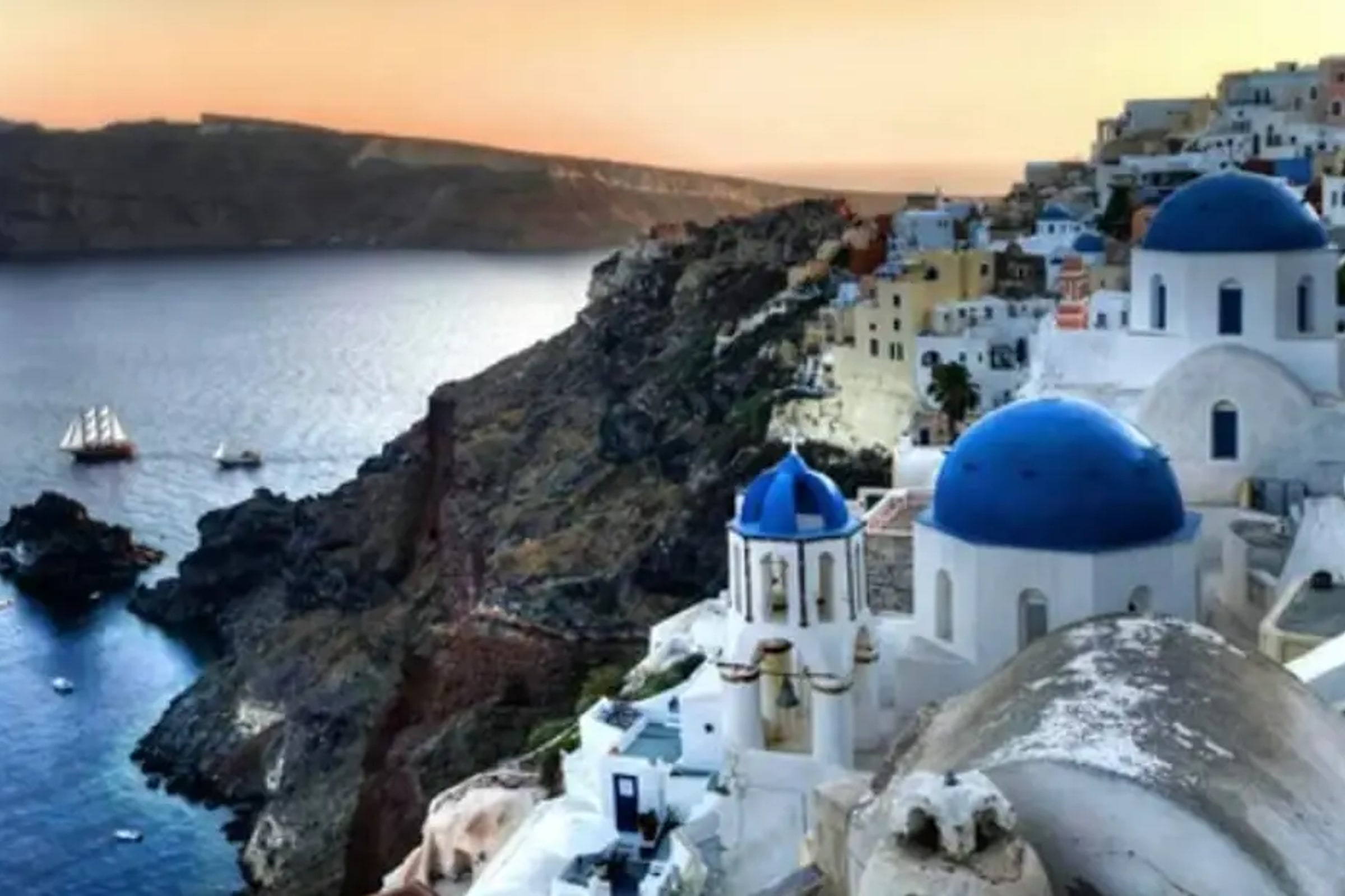 Santorini: private Bootstour durch die Caldera